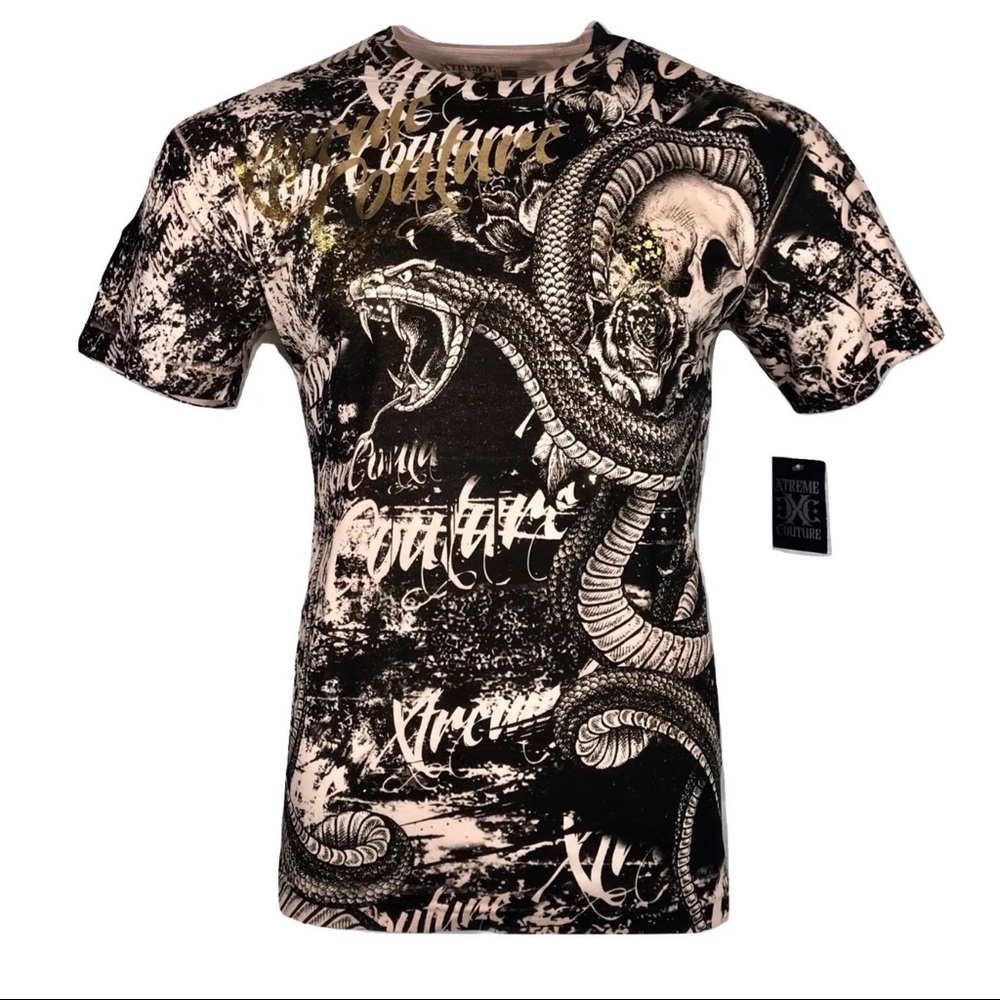 XTREME COUTURE by AFFLICTION Men T-Shirt BLACKTOOT - Picture 3 of 8